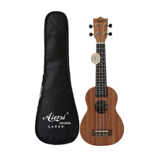 Load image into Gallery viewer, Aiersi brand 21 inch ukelele mahogany Soprano ukulele musical instrument hawaii guitar