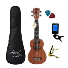 Load image into Gallery viewer, Aiersi brand 21 inch ukelele mahogany Soprano ukulele musical instrument hawaii guitar