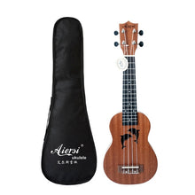 Load image into Gallery viewer, Aiersi brand 21 inch ukelele mahogany Soprano ukulele musical instrument hawaii guitar