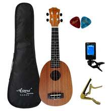 Load image into Gallery viewer, Aiersi brand 21 inch ukelele mahogany Soprano ukulele musical instrument hawaii guitar
